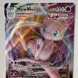 Pokemon TCG Mew VMAX Fusion Strike 114/264 Holo Ultra Rare - Image 4