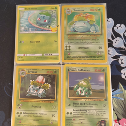 Nintendo Pokemon TCG Gym Heroes 1st Edition Bulbasaur/Ivysaur/Venusaur Lot 8 - Image 1