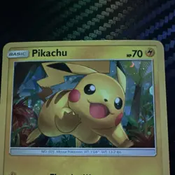 Pokemon TCG Pikachu SM76 SM Promo Holo Basic 70HP English Megumi Mizutani 2017 - Image 4