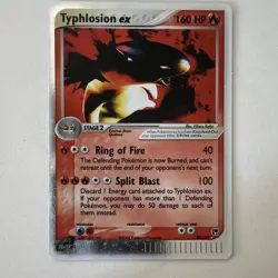 Pokemon TCG Typhlosion ex 99/100 Sandstorm Holo Ultra Rare English 2003 160HP - Image 1