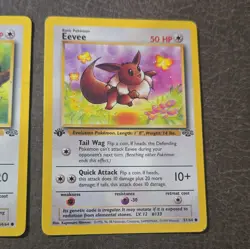 Pokemon TCG Jungle Vintage 2-Card Lot - Jigglypuff 54/64 Eevee 51/64 1st Edition - Image 3