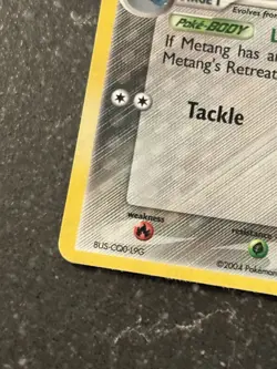 Pokemon EX Hidden Legends 2004 Metang 44/101 Reverse Holo - Image 4