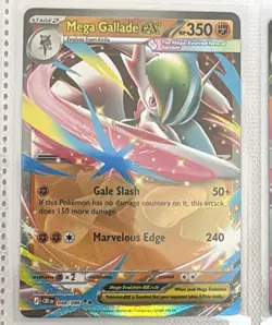 Mega Gallade ex 048/086 Holo NM Pokemon Card ME04 Chaos Rising - Image 1