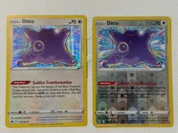 TCG Pokemon Ditto SWSH Crown Zenith 107/159 Holo & Reverse Rare NM - Image 1