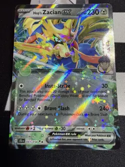 Pokemon TCG Journey Together Hop's Zacian EX 111 - Image 1