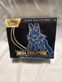 Pokemon TCG – Mega Evolution ETB Elite Trainer Box Lucario- New / Factory Sealed - Image 1