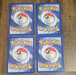 Pokemon TCG Vintage 4-Card Lot - Koffing Ekans Zubat Dark Gloom 1st edition - Image 4