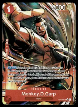 2025 One Piece Alternate Art 2000 Monkey.D.Garp #OP13-016 - Image 1