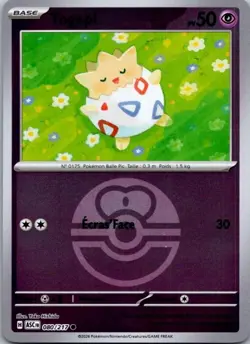 Carte Pokemon Togepi 080/217 Reverse 2026 - Image 1