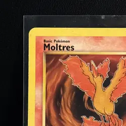 Pokemon TCG Fossil 1st Ed Moltres 27/62 Rare Reg 1999 70HP MP - Image 2