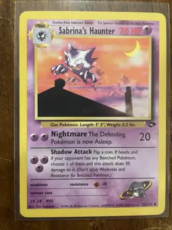 Pokemon TCG Sabrina's Haunter Gym Challenge Uncommon Card 55/132 - Image 1