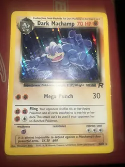 Dark Machamp Holo 10/82 - Pokemon TCG Team Rocket - Image 1