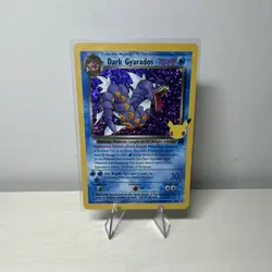 Dark Gyarados 8/82 Celebrations Team Rocket Holo Rare Pokemon TCG English - Image 1