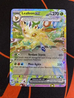 Pokemon - Leafeon ex 006/131 - Sv: Prismatic Evolutions Holo - Image 1