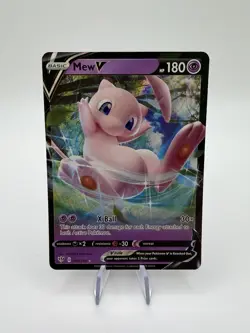 Pokemon Mew V 069/189 SWSH03 Darkness Ablaze Ultra Rare V Holo 180 HP EN 2020 - Image 1