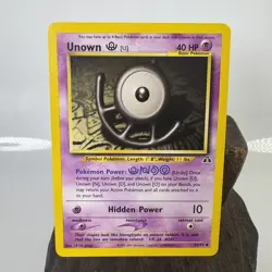 Pokemon TCG Unown N Neo Discovery 51/75 Regular LP. - Image 1