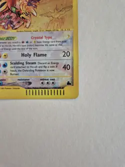 Pokemon TCG Ho-Oh Holo Card Skyridge Secret Rare 2003 149/144 - Image 3