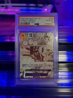 👊🏽 Honesty Impact One Piece TCG OP11-018 Alternative Art Japanese PSA 10 👊🏽 - Image 1