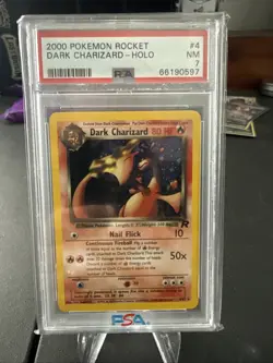 2000 POKEMON ROCKET DARK CHARIZARD - HOLO PSA GRADED - Image 1