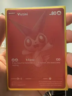 Red Victini English Pokemon White Flare Black Bolt WHT EN 172/086 (PLEASE READ) - Image 3