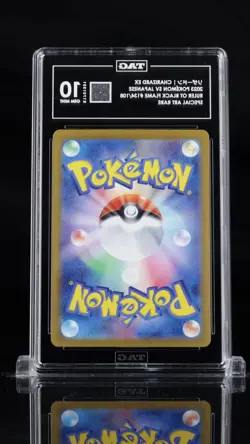 2023 Pokemon Japanese Ruler Of The Black Flame Charizard EX SAR 134 TAG 10 - Image 2