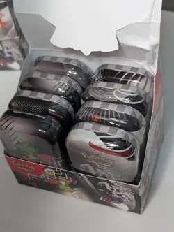 Pokemon Unova Black Bolt White Flare 8 diff. sealed Mini Tins from Same Display - Image 5