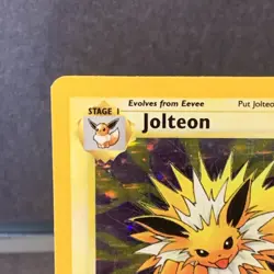 Pokemon TCG Jolteon 4/64 Base Set Unlimited Jungle Holo WOTC VTG 1999 - Image 2