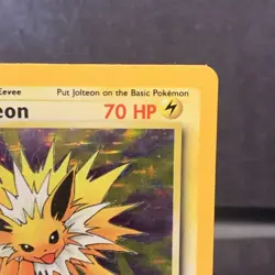 Pokemon TCG Jolteon 4/64 Base Set Unlimited Jungle Holo WOTC VTG 1999 - Image 3