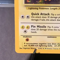 Pokemon TCG Jolteon 4/64 Base Set Unlimited Jungle Holo WOTC VTG 1999 - Image 5