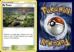 Po Town 121/147 | Sun & Moon - Burning Shadows | Pokemon TCG | English | Common - Image 1