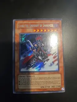 Yugioh Gorz the Emissary of Darkness DLG1-EN000 Secret Rare Limited Edition LP - Image 1