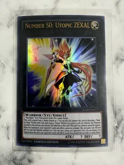 *** NUMBER S0: UTOPIC ZEXAL *** ULTRA RARE (MINT/NM) JUMP-EN077 YUGIOH! - Image 1