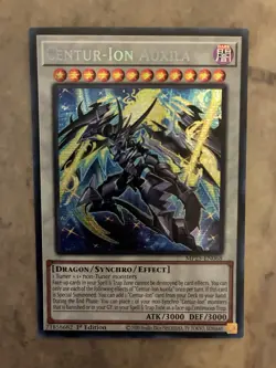 Yugioh! TCG - Centur-Ion Auxila - Prismatic Secret Rare - MP25-EN068 - Image 1