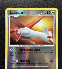 Latias 22/106 Reverse Holo Rare Great Encounters Pokemon TCG MP - Image 2