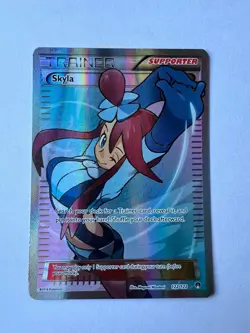Pokemon Skyla 122/122 Breakpoint Ultra Rare Trainer Holo Mint - Image 1