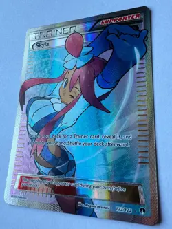 Pokemon Skyla 122/122 Breakpoint Ultra Rare Trainer Holo Mint - Image 2
