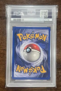 1999 Pokemon Base Set YELLOW CHEEKS Pikachu #58 PSA 9 Mint - Image 2