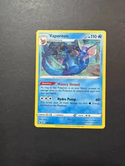 Pokemon TCG Vaporeon Black Star Promo Holo - Image 1