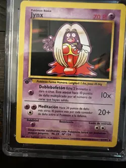 CGC 8 Pokemon Jynx 31/102 SPANISH Non-Holo Uncommon - 1999 Base Set - Image 3