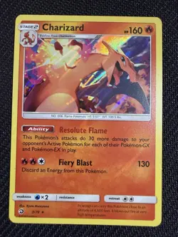 The Pokemon Company Charizard 3/70 Dragon Majesty Holo Rare English 2018 HP160 - Image 1