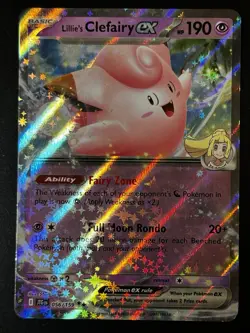 Pokemon - Lillie's Clefairy ex - 056/159 Journey Together - Double Rare - NM - Image 1