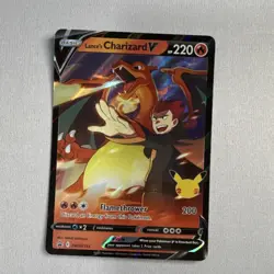 Pokemon TCG Lance's Charizard V Full Art Holo Promo SWSH Sword & Shield SWSH133 - Image 1