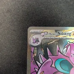 Pokemon Team Rocket's Nidoking EX 233/182 Sv10 Destined Rivals Special Rare NM - Image 4