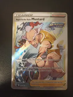 Rapid Strike Style Mustard - Pokemon Karte - BST 162 - English - Near Mint - Image 1
