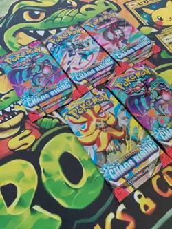Pokemon TCG 5 Sealed Packs Chaos Rising Brand New In Hand - Image 3