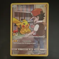 Pokemon TCG Pikachu Secret Rare Holo 241/236 SM Cosmic Eclipse 70 HP - Image 1