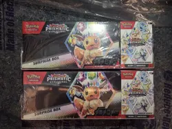 NEW SEALED POKEMON TCG PRISMATIC EVOLUTIONS SURPRISE BOX / BOOSTER BUNDLE X2 - Image 1