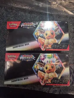 NEW SEALED POKEMON TCG PRISMATIC EVOLUTIONS SURPRISE BOX / BOOSTER BUNDLE X2 - Image 2