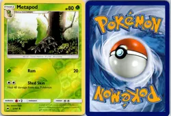 METAPOD - 2/147 Burning Shadows - POKEMON Reverse Holo NM/M - Image 3