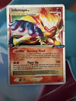 Pokemon TCG Infernape Lv X - DP10 - Black Star Promo - MP - Image 1